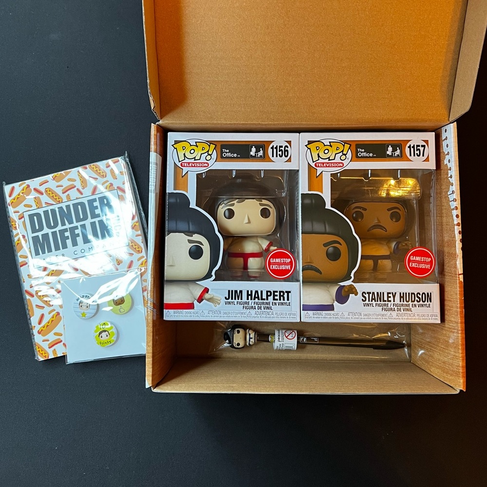 Funko pops “the office” mystery box